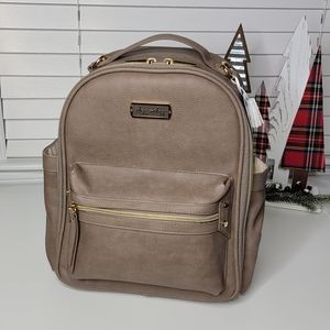 NWT Itzy Ritzy Mini Taupe Backpack